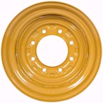 10x16.5 Skid Steer Wheels/Rims 16.5x8.25 - CAT Yellow