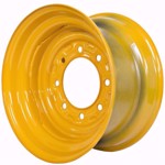 12x16.5 Skid Steer Wheel/Rim 16.5x9.75 - John Deere Yellow