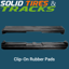 18" 450mm Clip-On Rubber Pad 154mm Pitch- Heavy Duty